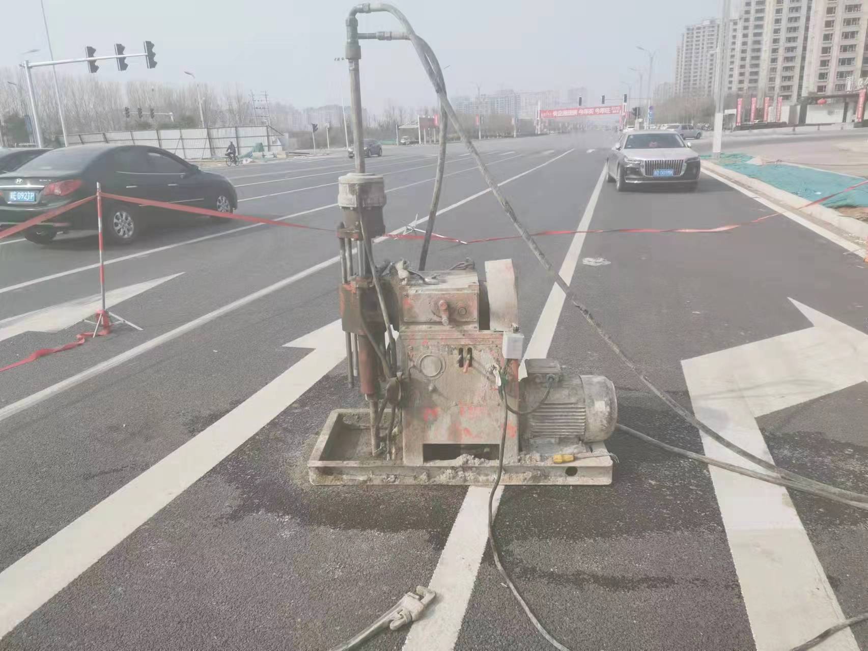 彭山路基沉降注浆灌浆